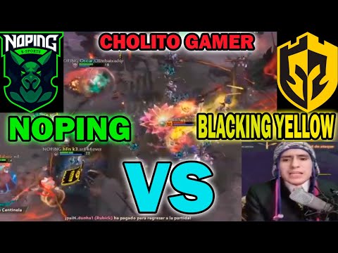 GAME 1 |NOPING  DE MATTHEW VS  BLACK N YELLOW  | CHOLITO GAMER