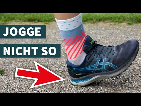 Richtiger Fußaufsatz beim Joggen | 3 Tipps