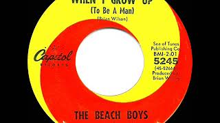 1964 HITS ARCHIVE: When I Grow Up (To Be A Man) - Beach Boys