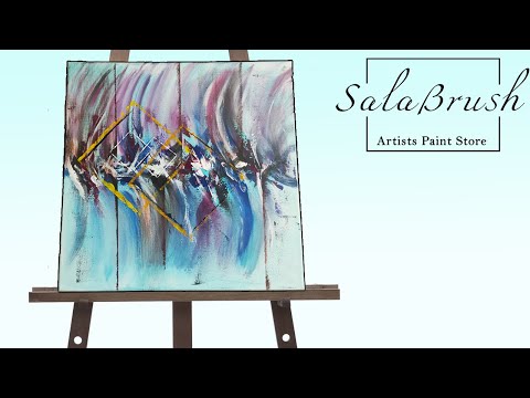 Abstract Geometry Art! DIY Painting