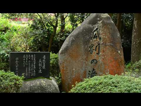 若狭瓜割名水公園　瓜割の滝