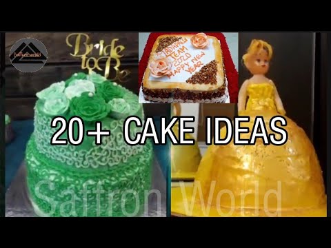 20+ Cake ideas for special occasions // Whipping cream cake ideas // Saffron world__Sameeha Fazal