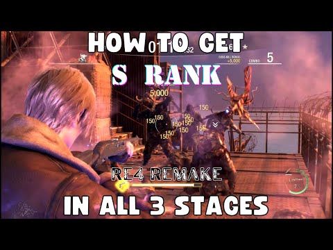 RE4 Remake - How to get S Rank on All Stages of Mercenaries
