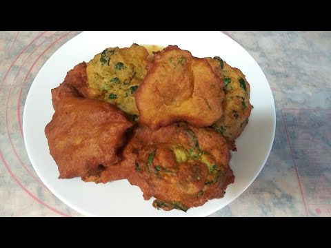 Bara / Spinach fritters