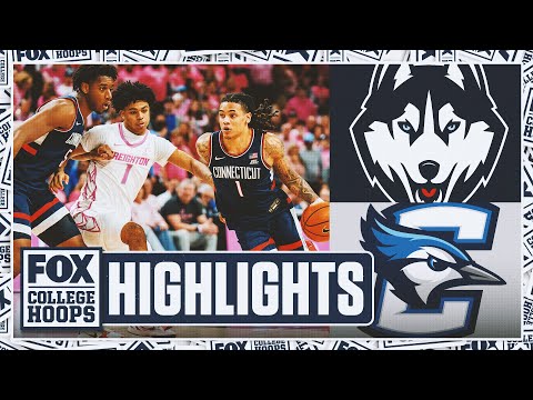 No. 2 UConn Huskies vs. Creighton Bluejays Highlights 🏀 FOX College Hoops