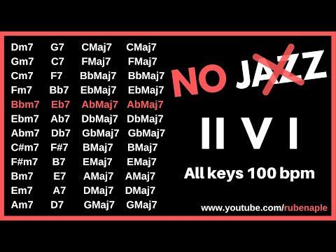 2 5 1 backing track (NO JAZZ) all keys II V I