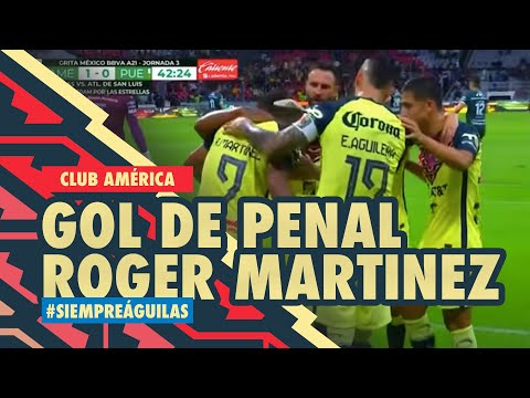 Gol de Penal de Roger Martínez | América 1-0 Puebla