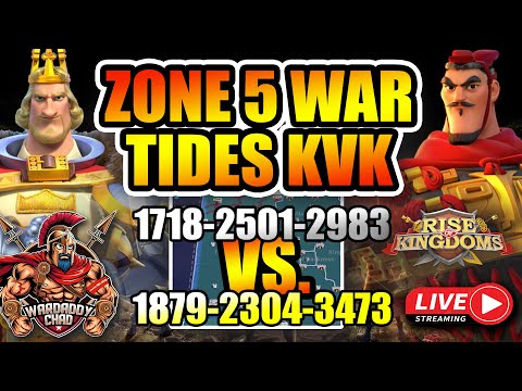 Let's GO! Zone 5 War vs. 1718 & Campmates - Rise of Kingdoms