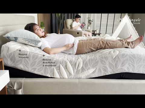 Float Adjustable Bed with Natura Mattress and USB Ports