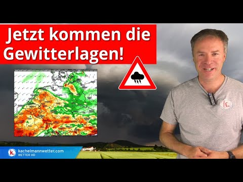 Jetzt kommt Bewegung rein - Nächste Woche dann Gewitter- und Unwetterlagen möglich
