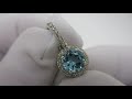 Відео огляд Срібний кулон з топазом 3180072