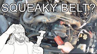 How to Fix Noisy & Squeaking Alternator Belt on Subaru Forester
