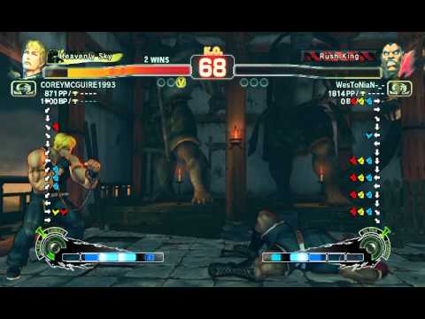 Omega Street Fighter IV battle: Cody vs Balrog