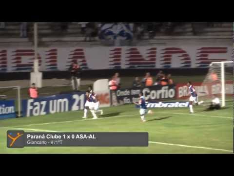 Gols - Paraná Clube 3 x 1 ASA-AL - 07/10/2011