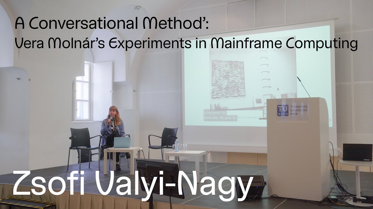 Zsofi Valyi-Nagy – A Conversational Method: Vera Molnár’s Experiments in Mainframe Computing