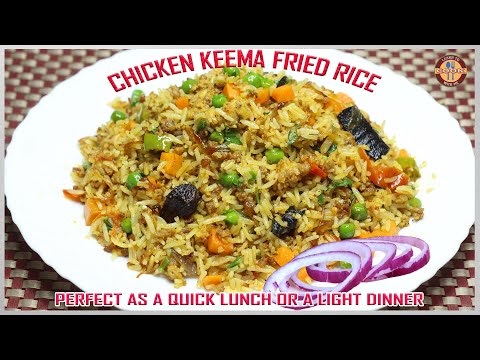 Super Fast and Easy Keema Rice Recipe Made With Chicken Mince | CHICKEN KEEMA FRIED RICE RECIPE