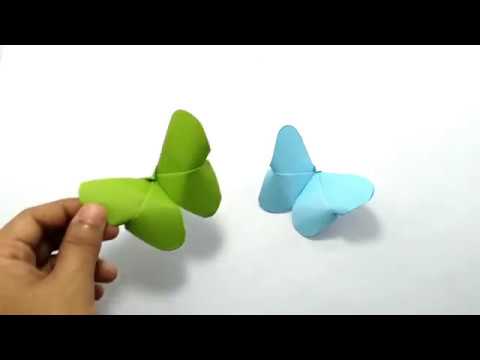 One minutes paper butterfly for room decoration 2019 | Easy origami butterfly kits for kids