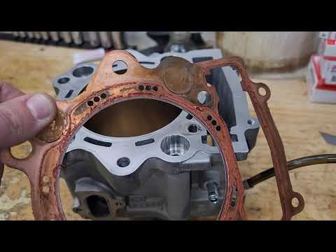 Copper head gasket sealing issues.  RAPTOR 700