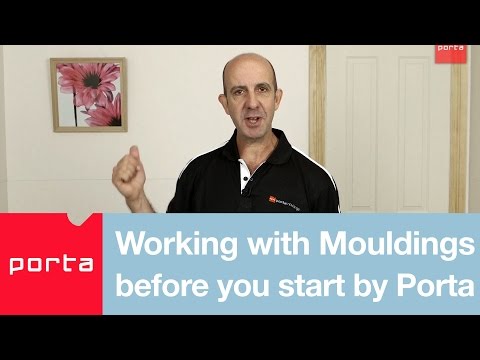 Working with Mouldings before You Start by Porta / What mouldings go where