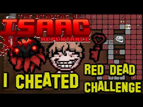 The Binding of Isaac Repentance Challenge: Red Redemption (I CHEATED TO WIN)