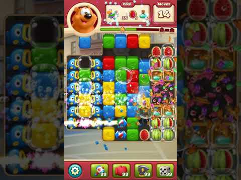 Toon Blast Level 3348 NO BOOSTERS - A S GAMING ✔️