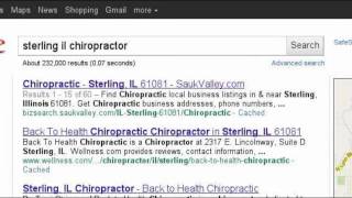preview picture of video 'Back Pain Relief - Back To Health Chiropractic Sterling Illinois'