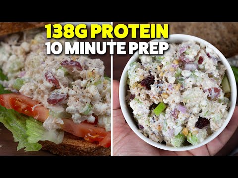 Healthy Chicken Salad with Cottage Cheese | Easy, Cheap, High Protein