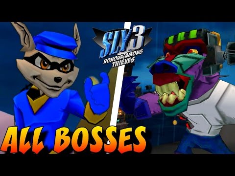 Sly 3: Honor Among Thieves - All Bosses (No Damage)