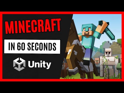 Code Minecraft With Unity in 60 Seconds