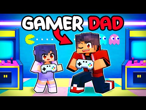 Aphmau - Living with a PRO GAMER DAD in Minecraft!