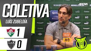 COLETIVA LUIS ZUBELDÍA | AO VIVO | Fluminense x Atlético-MG - Brasileirão 2026