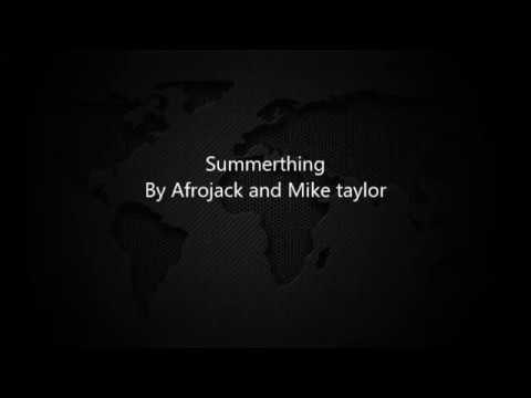 Summerthing Afrojack lyrics