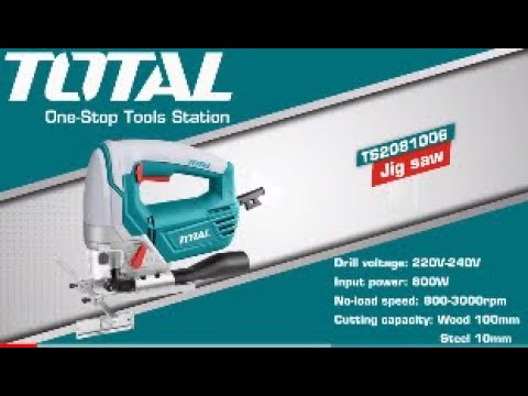 How  to use Total Jig Saw Electric 800W