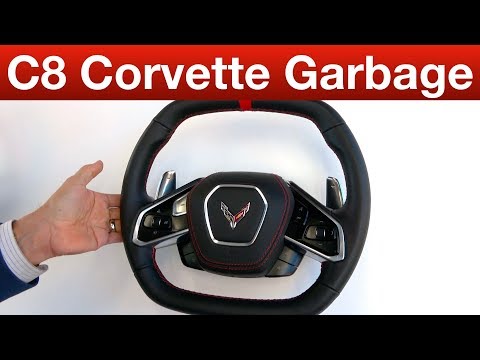 Why the Corvette C8 steering wheel is idiotic garbage and what it should be