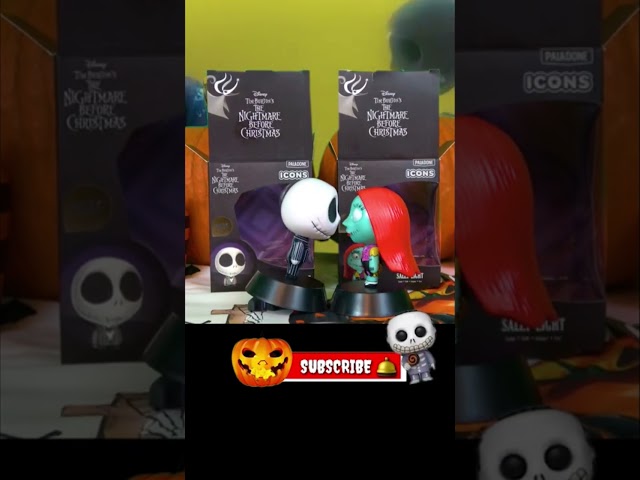Vídeo relacionado con Paladone Nightmare Before Christmas - Lámpara de flujo oficial de Disney, coleccionable de Halloween para fanáticos de las películas, decoración de regalo de humor de 13 pulgadas con base blanca y