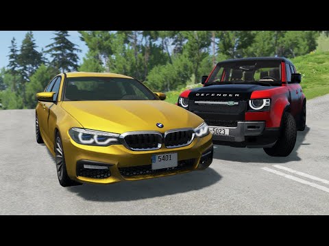Realistic Car Crashes 54 - BeamNG Drive
