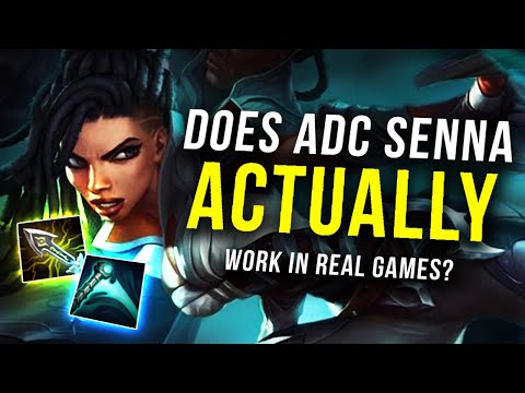 DOES ADC SENNA *ACTUALLY* WORK IN REAL RANKED GAMES OR IS IT GARBAGE?
