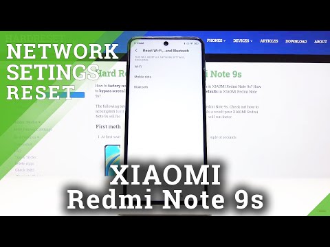 How to Reset Network Settings in XIAOMI Redmi Note 9s - Reset Wi-Fi List