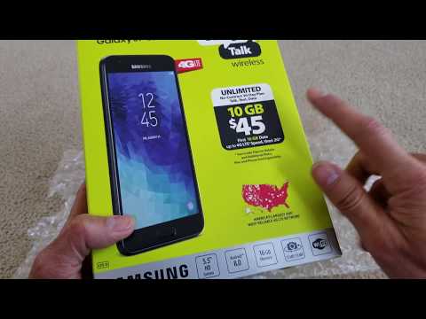 Unboxing Samsung J7 Crown Sky Pro V Top Refine Smartphone! 12 1 18!
