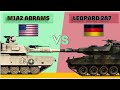 M1A2 Abrams vs Leopard 2A7 Tank comparison |   USA vs Germany