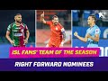 Fans' Team of the Season Nominees | Right Forward | ISL 2023-24