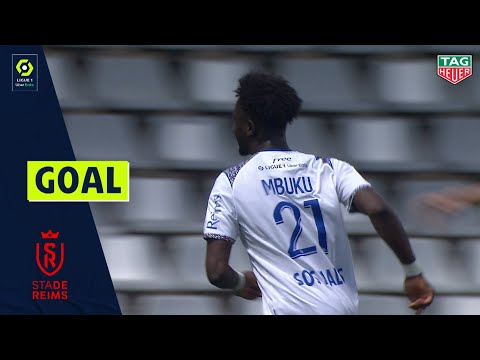 Goal Nathanaël MBUKU (30' - STADE DE REIMS) NÎMES OLYMPIQUE - STADE DE REIMS (2-2) 20/21