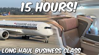Download lagu 15 Hours in Singapore's FANTASTIC Business Class! Long Haul A350 Review mp3