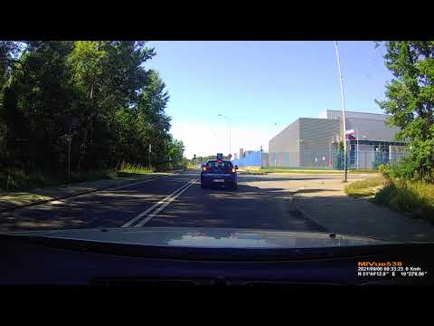 Oblany egzamin na prawo jazdy w Word Łódź. Błąd i egzaminator musiał wcisnąć hamulec