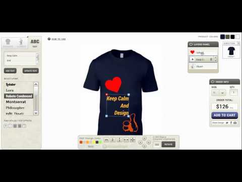 Videos from inkyROBO:  Online T-Shirt Design Software Provider