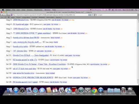 Craiglist Eau