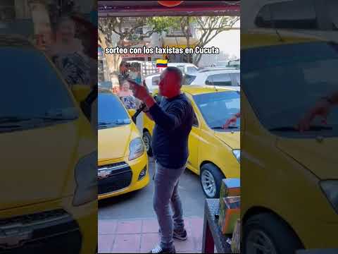 Sorteo con los taxistas de Cúcuta