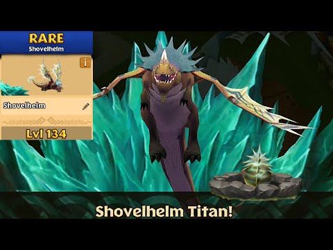 Shovelhelm Max Level 134  Titan Mode - Dragons:Rise of Berk - Dragons:Rise of Berk