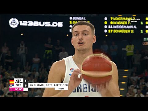 Nikola Jović Highlights | Serbia vs. Germany | Supercup Finals | August 16, 2025