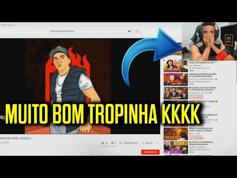 HUDSON AMORIM REAGINDO O TRAP DELE KKKKKK FREE FIRE